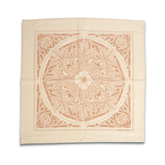 Land Bandana - Almond & Cream