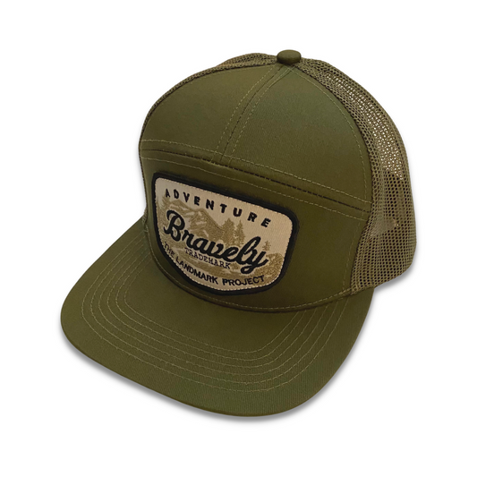 Adventure Bravely Snapback - Juniper