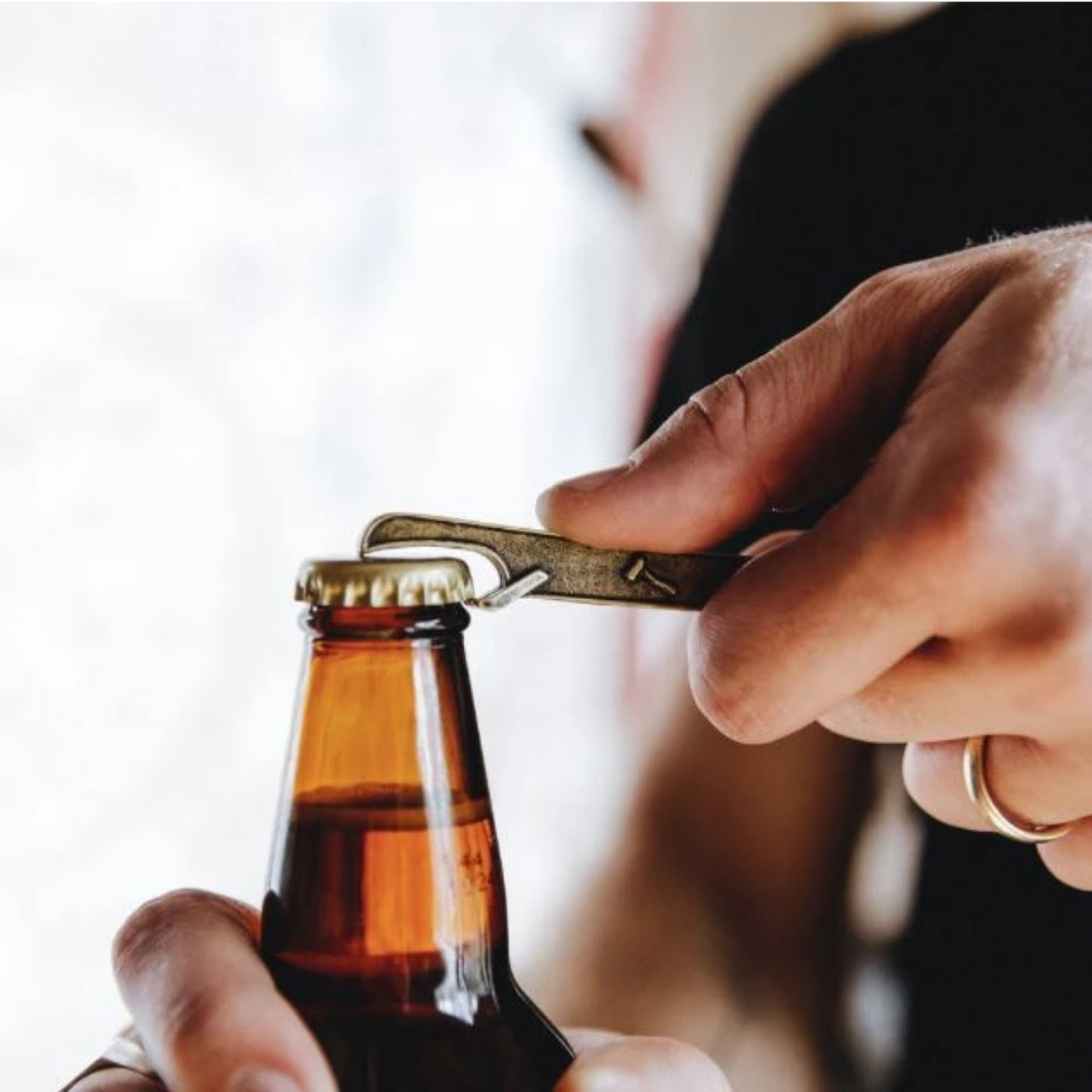 The Good Bottle Opener - Vintage Brass