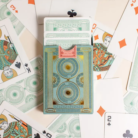 Olympia Playing Cards - Blue Sage