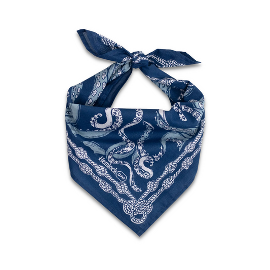 Nautilus Bandana - Navy & White