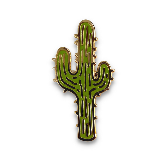 Cactus Enamel Pin - Green