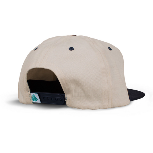 Buncha Bull Snapback - Black Blue & Khaki