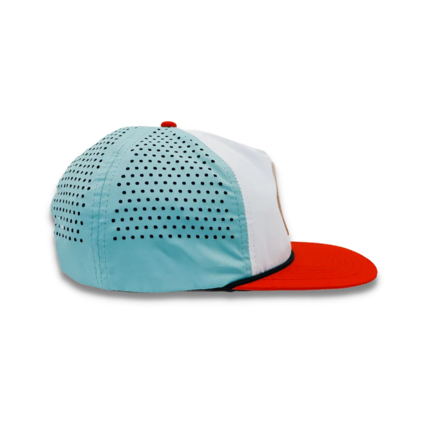 Last Cast Snapback - Baby Blue & Candy Red