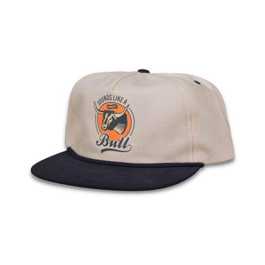 Buncha Bull Snapback - Black Blue & Khaki