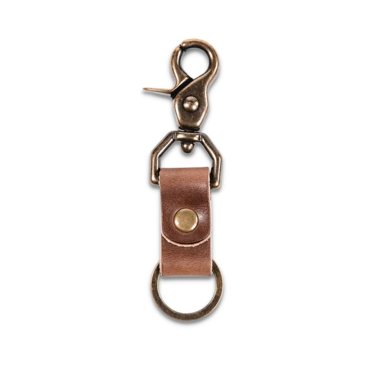 Rustic Key Fob - Brown