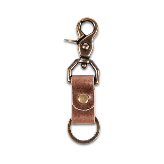 Rustic Key Fob - Brown